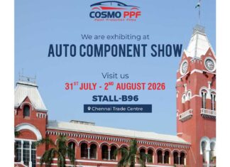 Cosmo PPF at Auto Component Show 2026 in Chennai