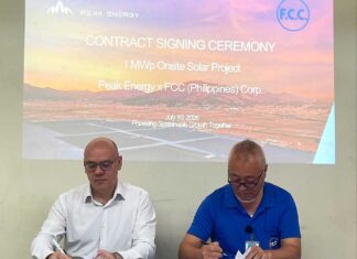 FCC Philippines signs 15-year solar power agreement with Peak Energy