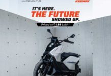 Keeway India enters Premium EV Segment with Hypevolt-R Electric Scooter
