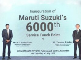 Maruti Suzuki inaugurates 6,000th service touchpoint