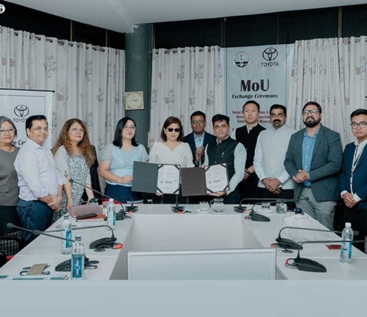 Toyota Kirloskar Motor partners with Mizoram Government to empower the visually impaired