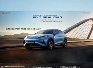 BYD SEALION 7 Dynamic launched at ₹41.90 lakh; 520 km range