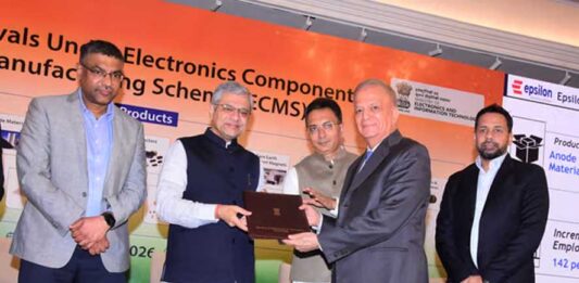 Epsilon gets ₹145 crore support for Graphite Anode Material Project