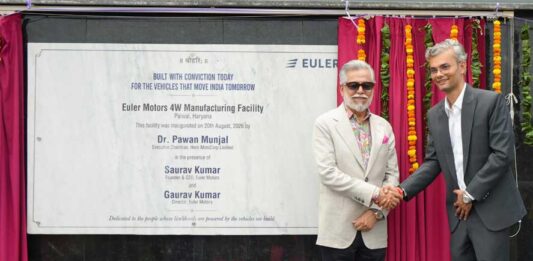 Euler Motors opens ₹100 Crore 4W EV manufacturing Facility in Palwal