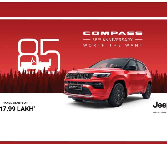 Jeep expands 85th Anniversary Range with Compass 85th Anniversary Edition