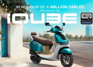 TVS iQube MillionR Edition launched at Rs 1.40 lakh: 145km range