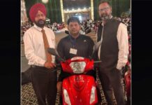 ACE distributes 50 Electric Scooters to Divyangjan in Faridabad