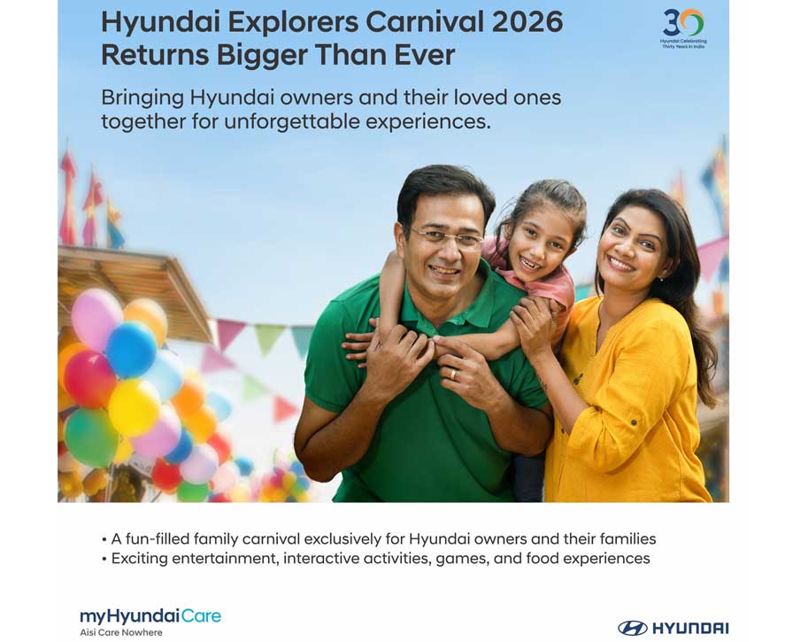 Hyundai Motor India announces 3rd edition of Explorers Carnival 2026 across five cities