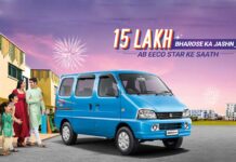 Maruti Suzuki Eeco crosses 15 lakh sales milestone in India