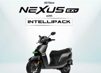 Ampere Nexus EX+ launched at Rs 1.30 lakh with 5kW Motor