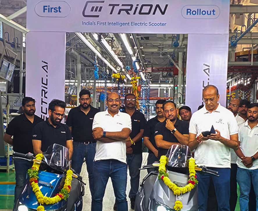 E3 TRION production begins in Hyderabad; Deliveries from October 7