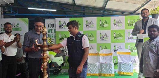 RIDEV opens 16th hub in Chennai as Electric Two-Wheeler Fleet Crosses 12,000